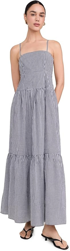 Women's Square Neck Maxi Dress | Amazon (US)