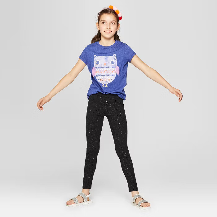 Girls' Sparkle Leggings - Cat & Jack™ | Target