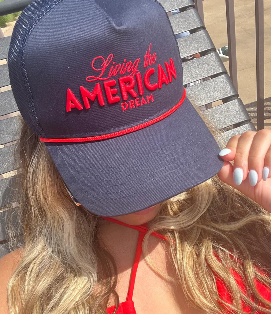 NEW!! American Dream Trucker Hat | Glitzy Bella