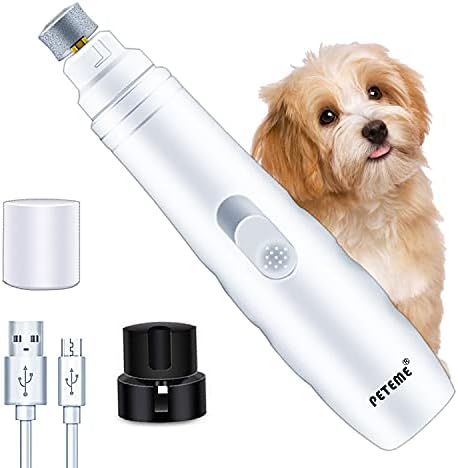 Peteme Dog Nail Grinder,2-Speed Pet Electric Paw Trimmer Clipper Small Medium Large Dogs Cats Por... | Amazon (US)