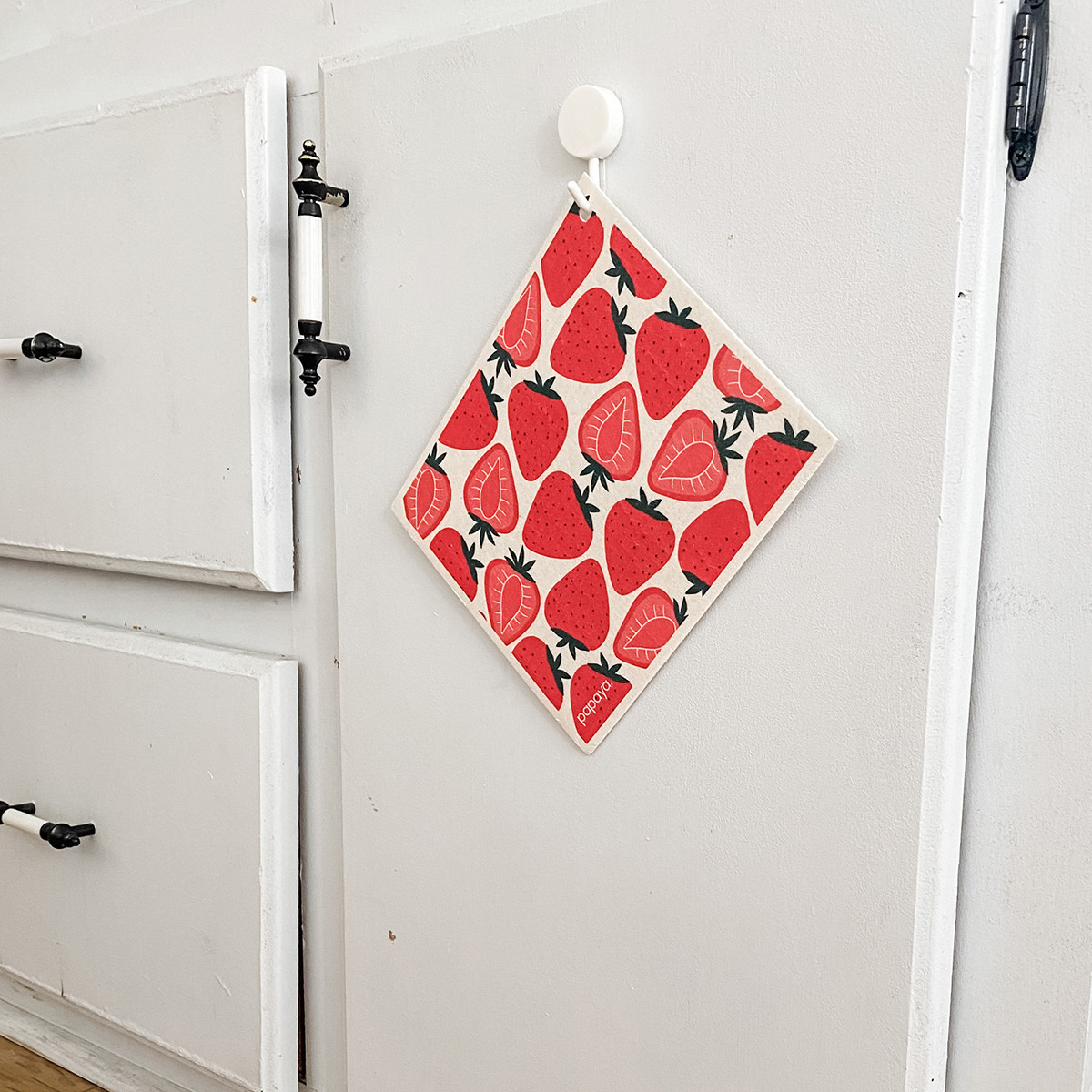 Papaya Reusable Paper Towels + Hook | The Container Store