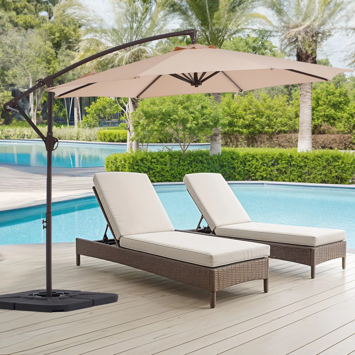 Hawkinsville 120'' Cantilever Umbrella | Wayfair North America