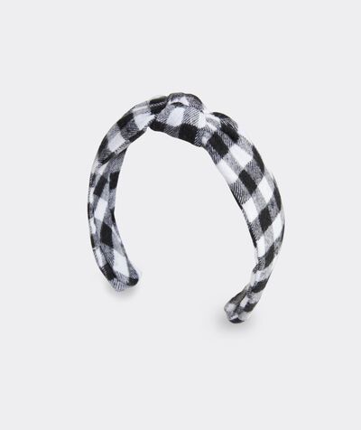 Girls' Bay Gingham Knot Headband | vineyard vines