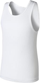 Hanes Boys' Ecosmart Cotton Tank Undershirt 5-Pack | Amazon (US)