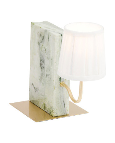 11.25in Solid Marble Bookend Lamp | TJ Maxx