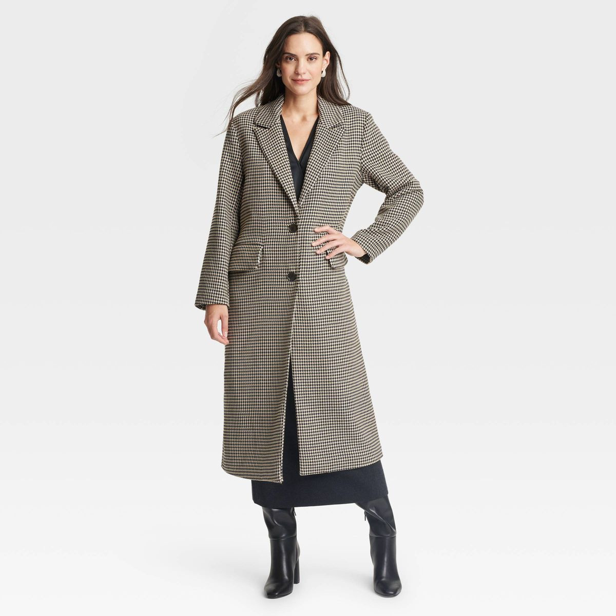 Women's Faux Wool Pea Coat - A New Day™ | Target
