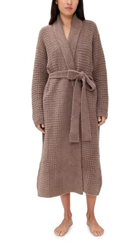 Eberjey Women's Recycled Boucle Waffle Robe, Deep Taupe, L | Amazon (US)