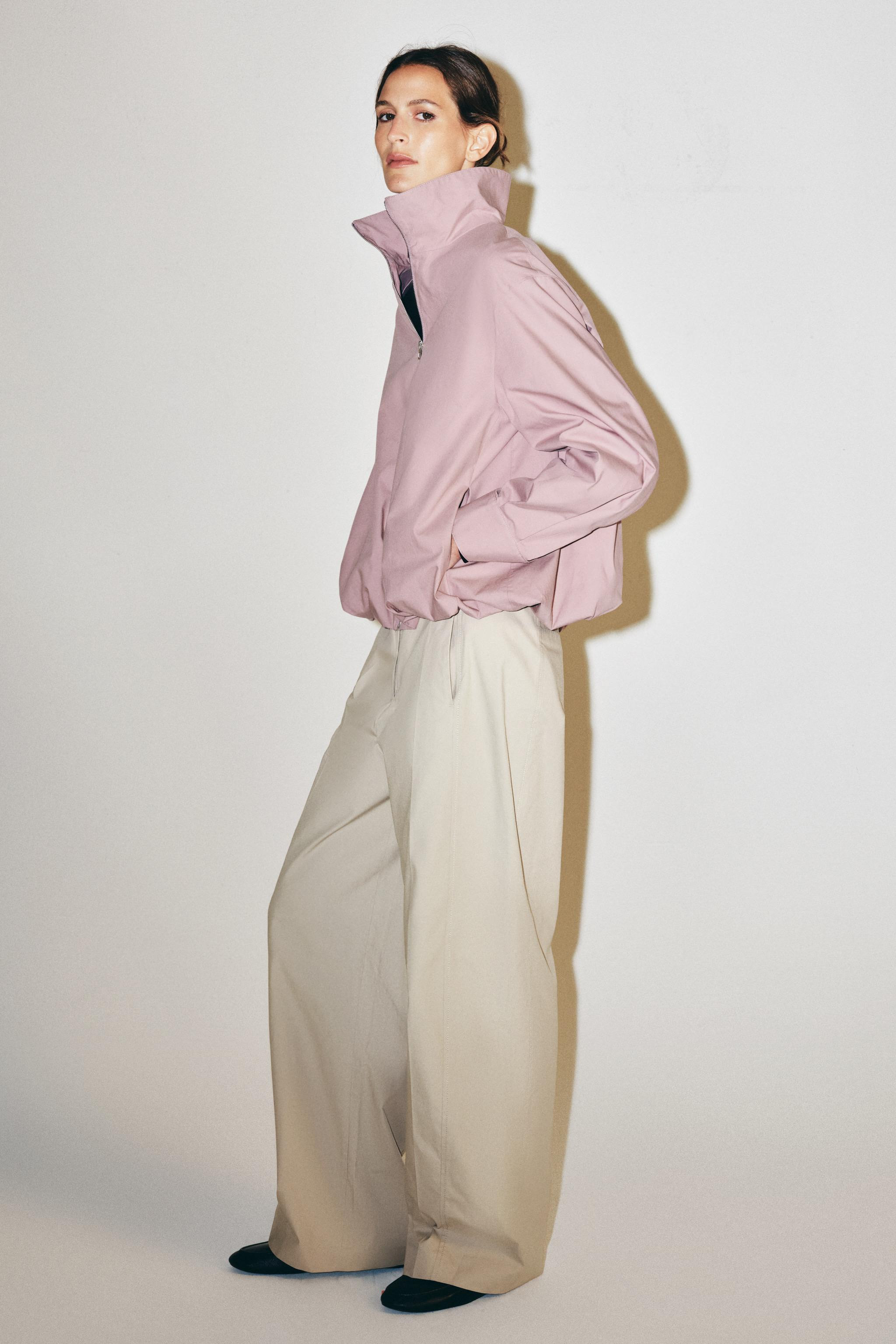 ZW COLLECTION HIGH-NECK JACKET | Zara US