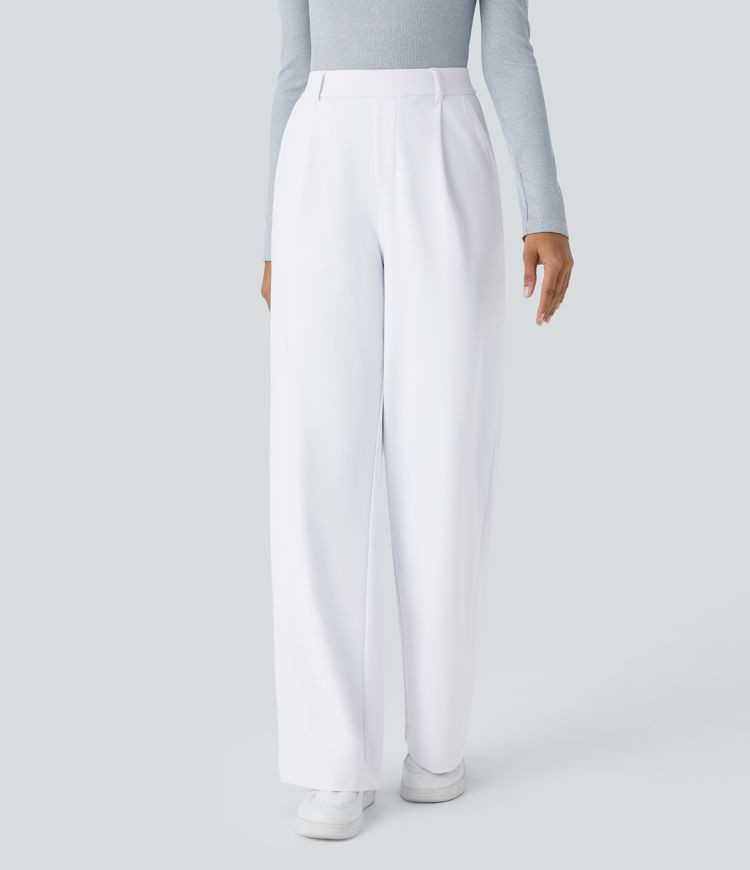 Women’s Halara Flex™ DayStretch High Waisted Pocket Straight Leg Work Pants - Halara | HALARA