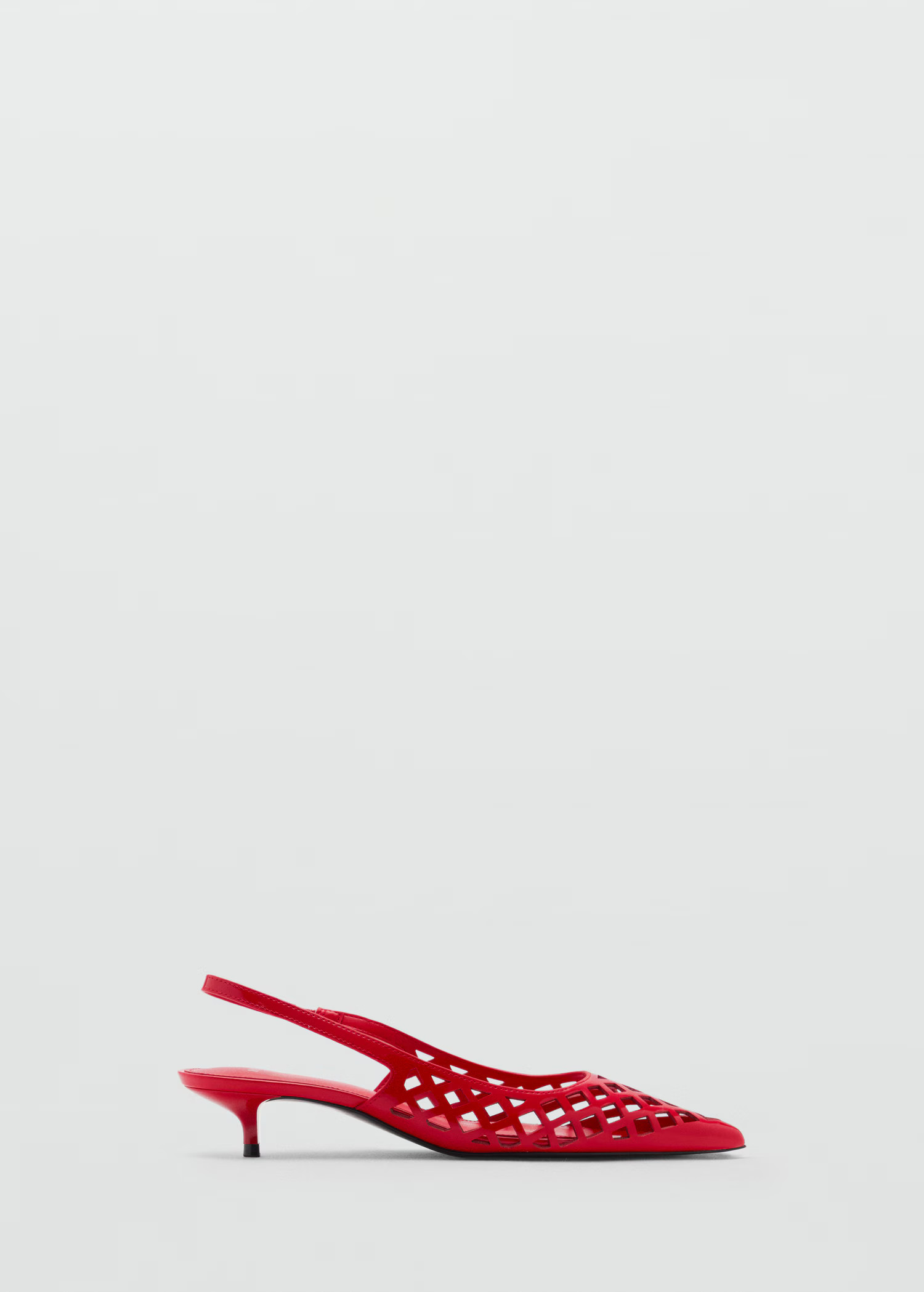 Die-cut kitten shoes - Women | MANGO United Kingdom | MANGO (UK)