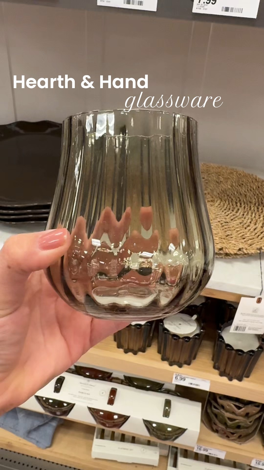 The prettiest Hearth & Hand glassware from Target, perfect for fall hosting 🍷🍂✨ choose from a variety of colors. These are classic and timeless 🤎

#LTKStyleTip #LTKFindsUnder50 #LTKHome