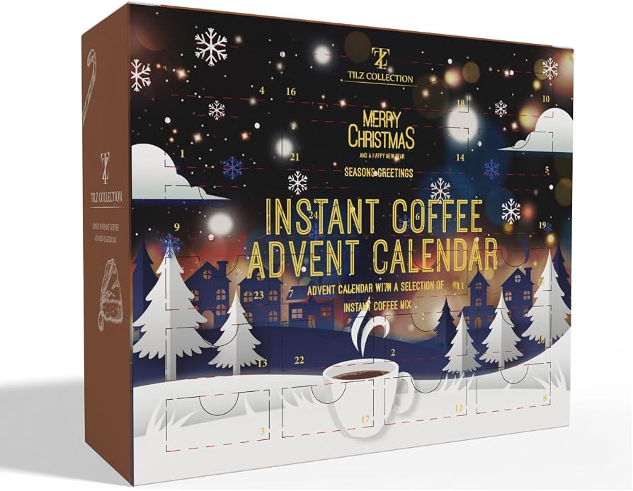 Coffee Advent Calendar 2024, Coffee Gifts For Women, Men, 24 Flavours Instant Coffee Packets Sing... | Amazon (US)