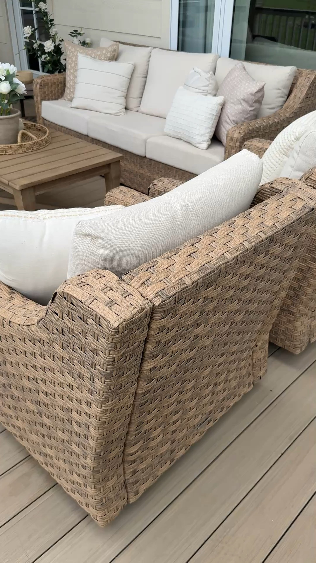 Viral outdoor furniture back in stock now!!!! This set is so so good. We have owned for three years, left it uncovered through many weather seasons, and it still looks brand new. So comfortable and beautiful!!

Outdoor furniture, patio furniture, outdoor decor, outdoor seating set

#LTKHome #LTKSaleAlert
