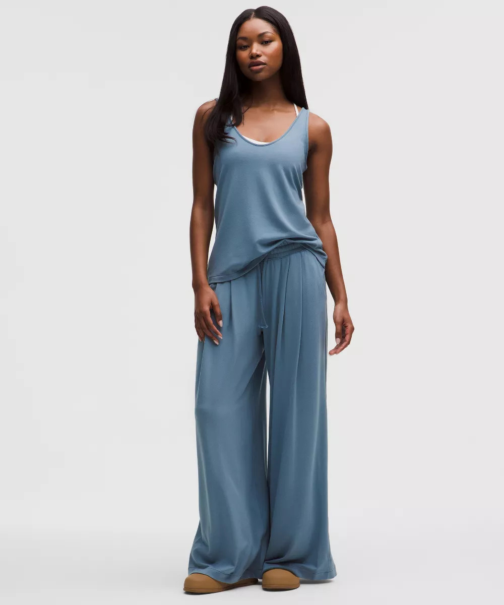 BeCalm High-Rise Pleated Extra-Wide Leg Pant   Updated Fabric | lululemon (AU)