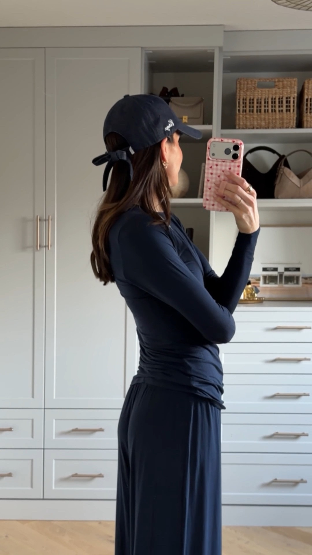 This lounge/sleep set looks and feels so luxe!! Wearing my true size S in the top but size up 1 in the pants (wearing a M). I’m 5’7” for height reference. 




#LTKmomlife #LTKActive #LTKSaleAlert