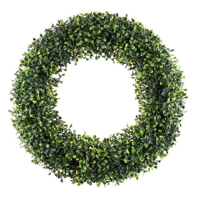 Nature Spring 19.5-in Leaves Artificial Wreath | Lowe's