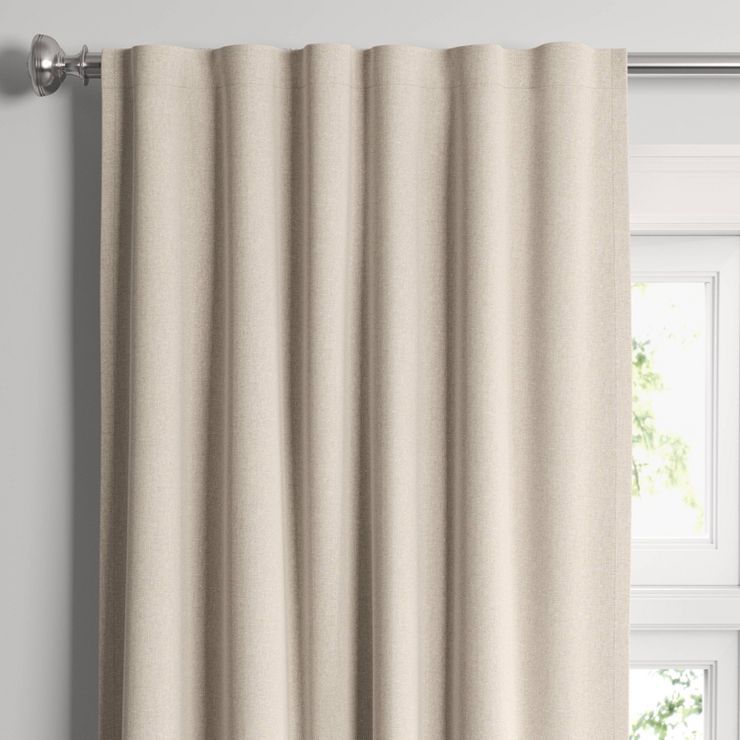 1pc Blackout Aruba Linen Window Curtain Panel - Threshold™ | Target