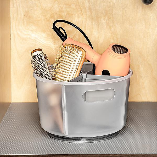 madesmart Frost Divided Bath Tote | The Container Store