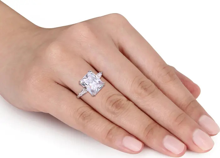 Julianna B. Cubic Zirconia 3-Stone Ring | Nordstrom | Nordstrom