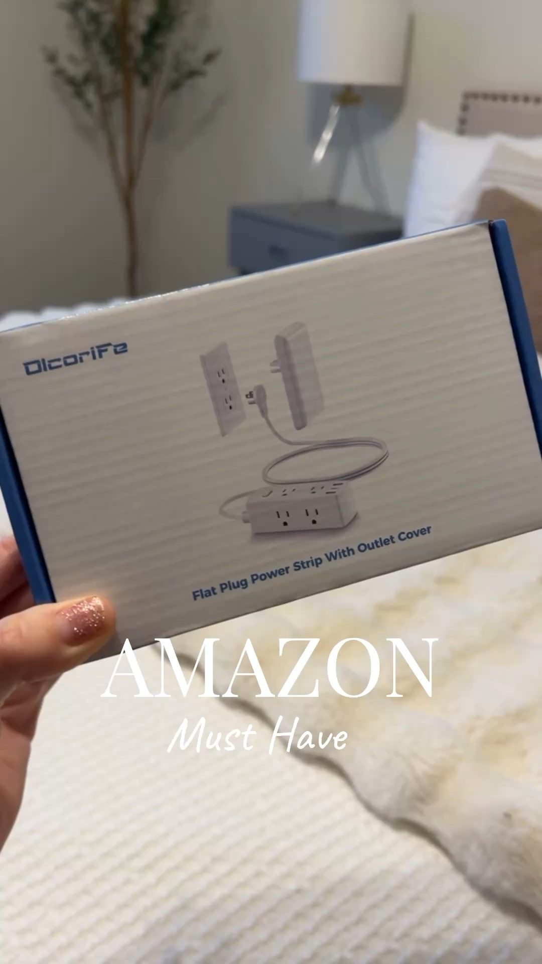 This flat extension cord with outlet cover is perfect behind furniture and other tight spaces, or if you want to hide visible cables. Six outlets and 3 USB ports too. #amazonfind 

#LTKHome