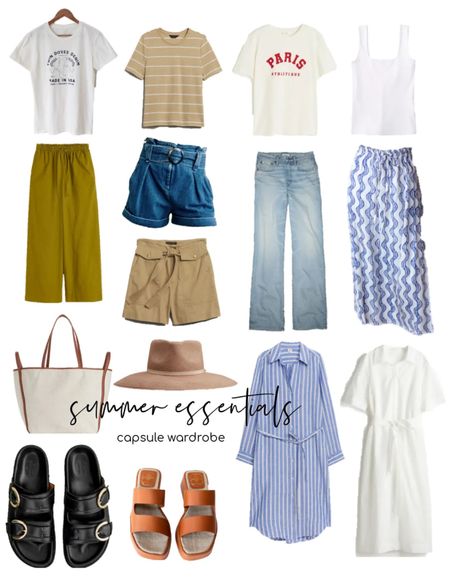 Neutral summer capsule wardrobe that can easily go from a European vacation to a weekend at the lake. So many mix and match options here.

#LTKstyletip #LTKeurope #LTKtravel