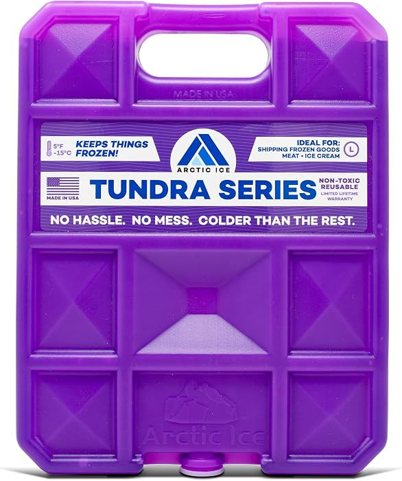 Arctic Ice Tundra Series Long Lasting Reusable Ice Pack - 5\u00b0 Fahrenheit Cooling Point - Desi... | Amazon (US)