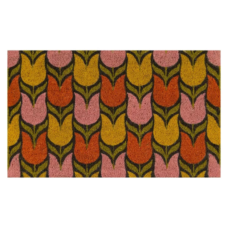 1'6"x2'6" Tulips Woven Door Mat - Novogratz By Momeni | Target
