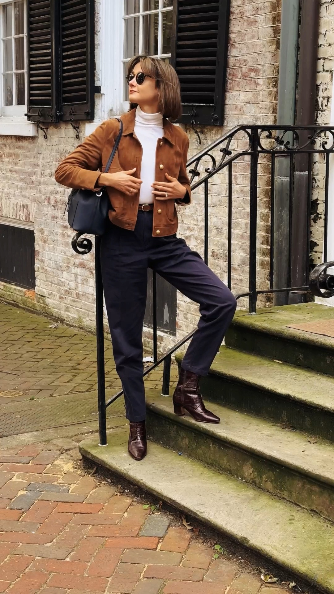 If you add just one piece to your wardrobe this fall, this suede jacket is it. Cut, color, and gold buttons are perfect in every way.

#LTKShoeCrush #LTKSeasonal #LTKStyleTip