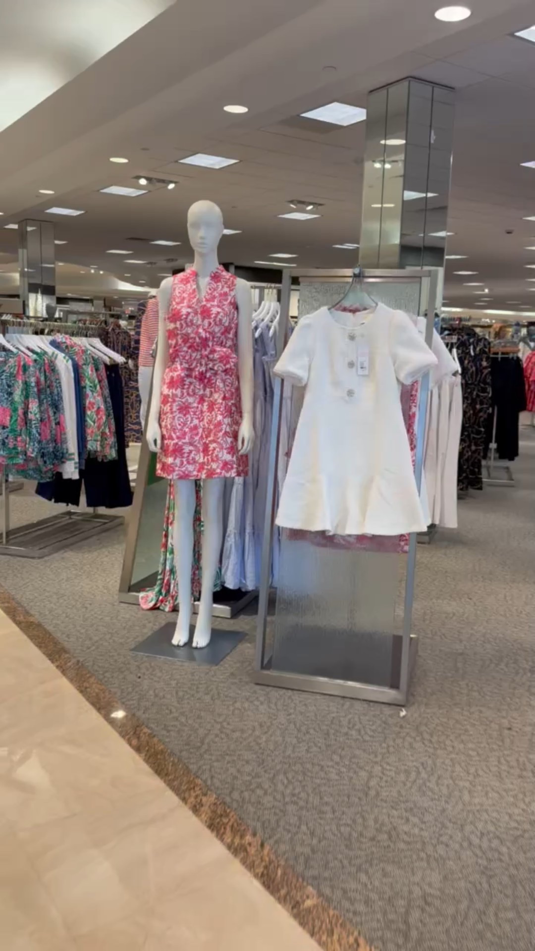 Do we like white or color! I love them both… these both would make the perfect Easter dress I’ll link the clear heels that I wear all the time. They are true to size and I wear a size 8. ￼

#LTKOver40 #LTKdayinmylife #LTKSeasonal