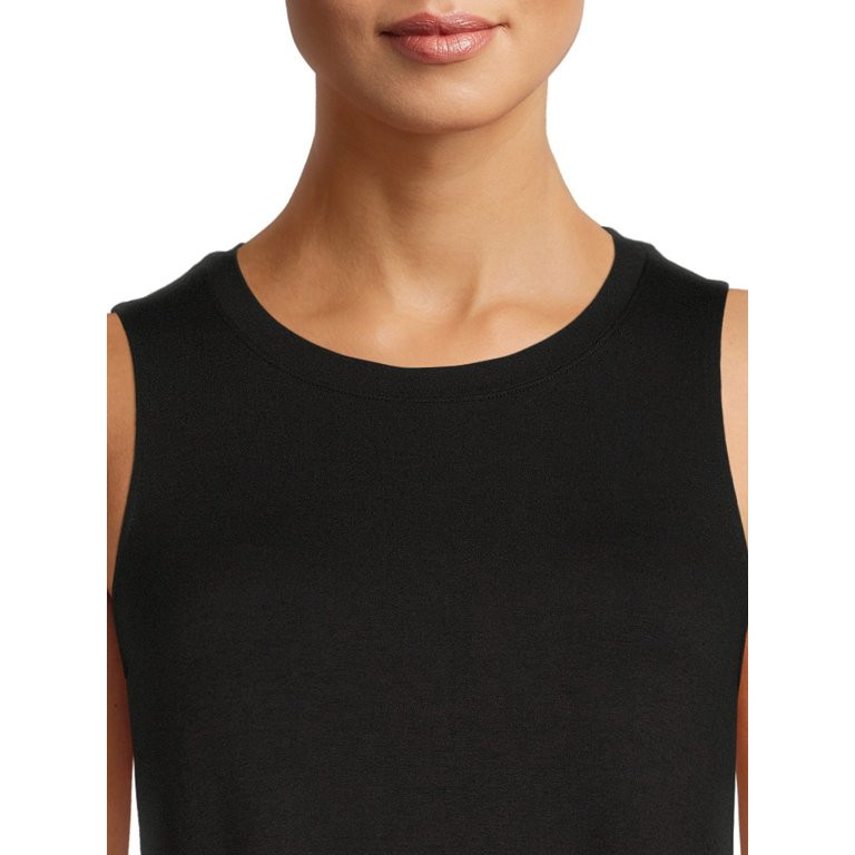 Time and Tru Women's Sleeveless Knit Dress | Walmart (US)