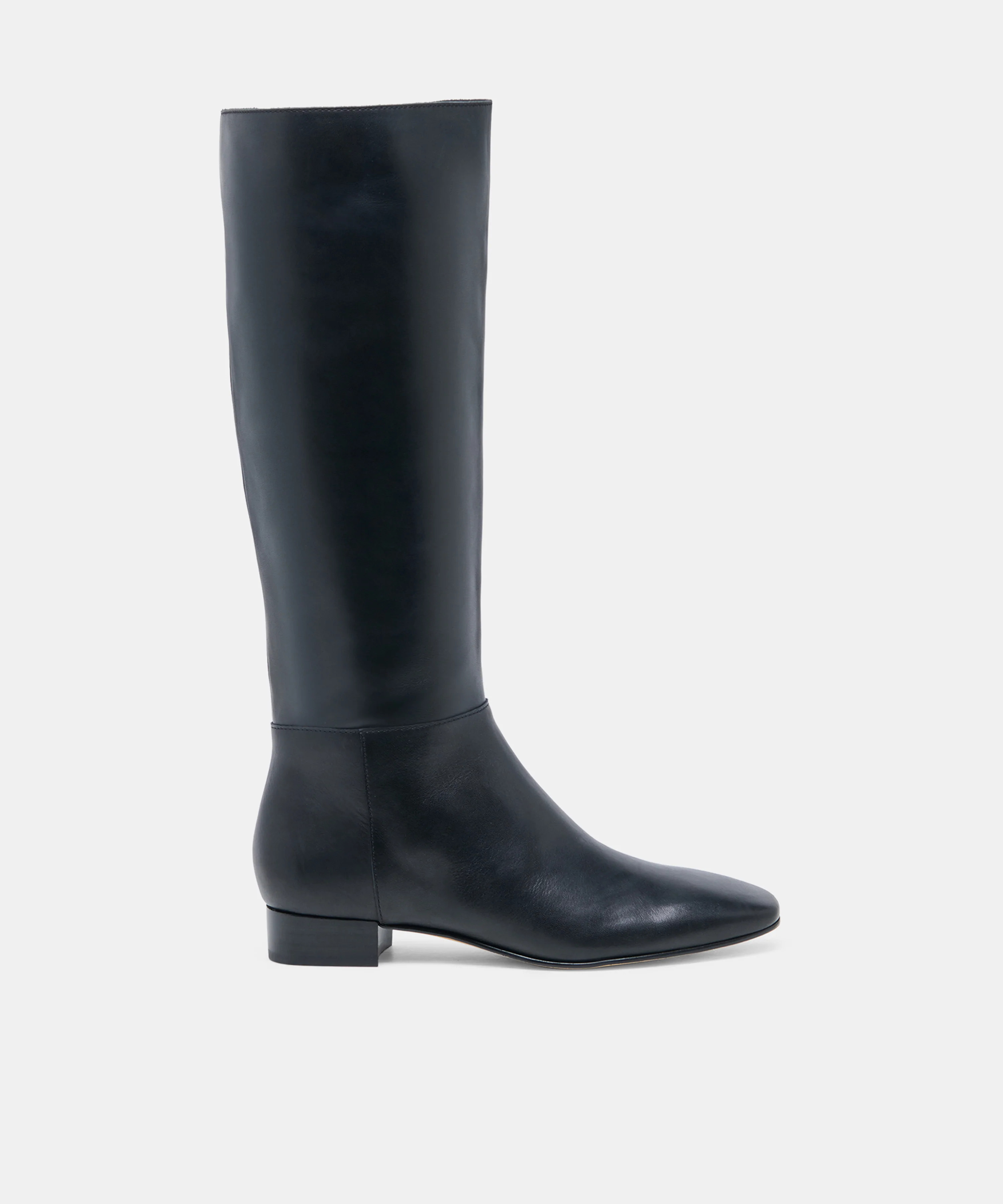 TYWIN Black Leather Knee-High Boots | Dolce Vita | DolceVita.com