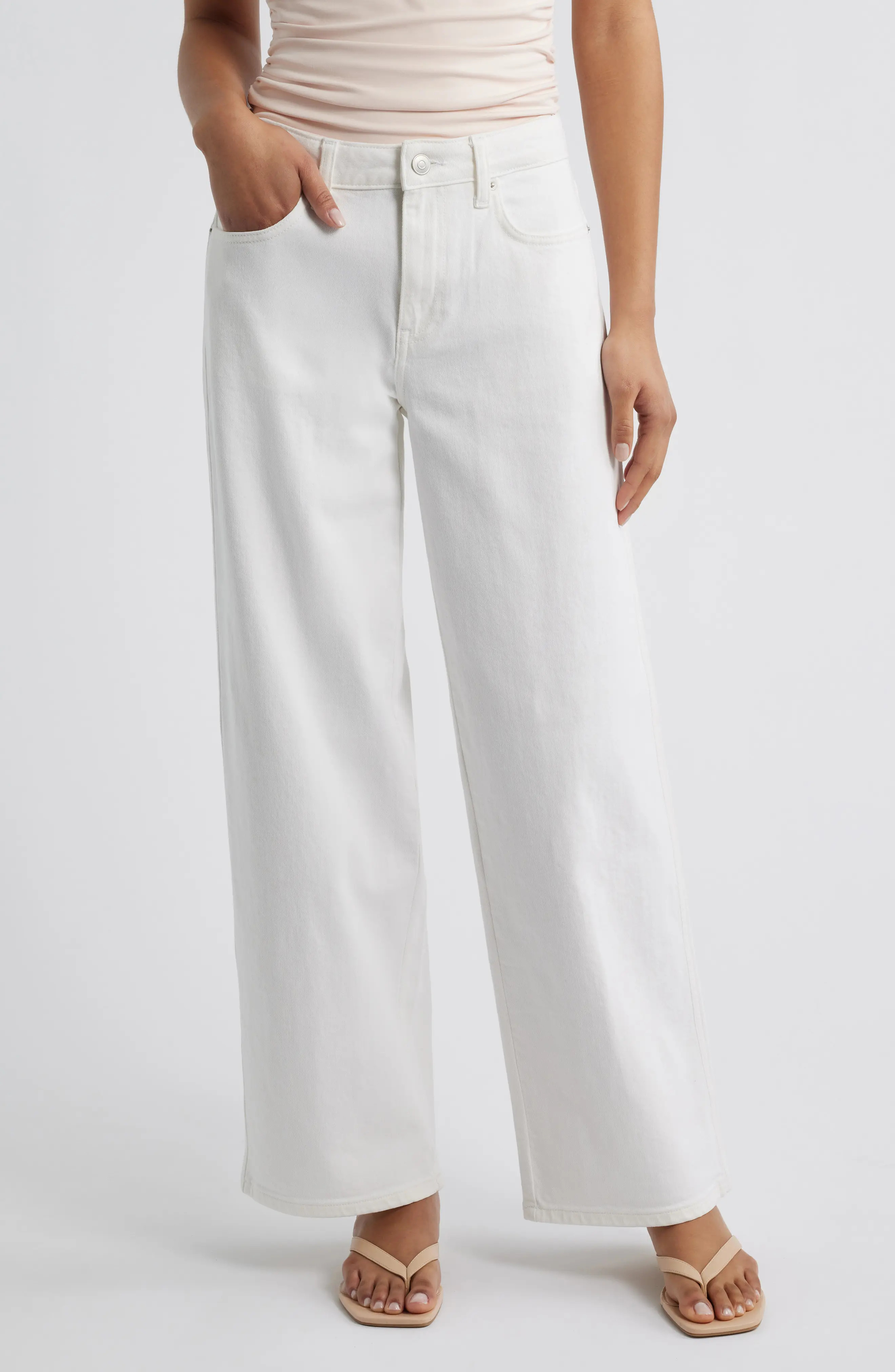 Mid Rise Wide Leg Jeans (Women) | Nordstrom | Nordstrom
