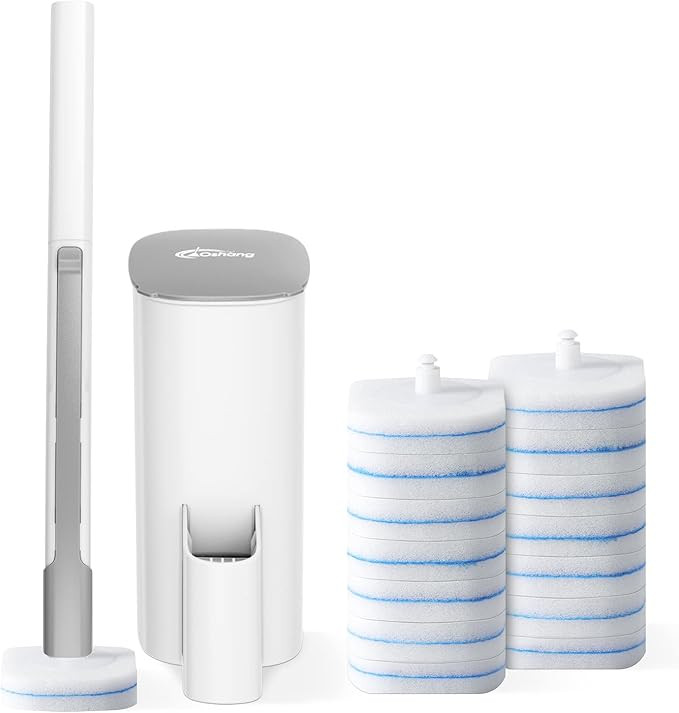 oshang Disposable Toilet Brush - Toilet Bowl Cleaner, Toilet Cleaning Supplies, Toilet Brush with... | Amazon (US)