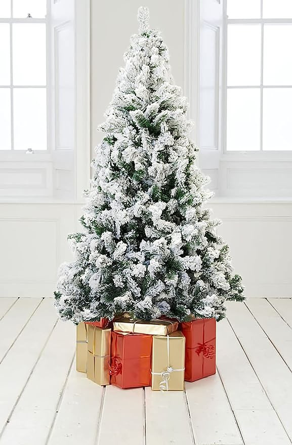 Amazon.com: Perfect Holiday Christmas Tree, 5-Feet, Flocked Snow : Everything Else | Amazon (US)