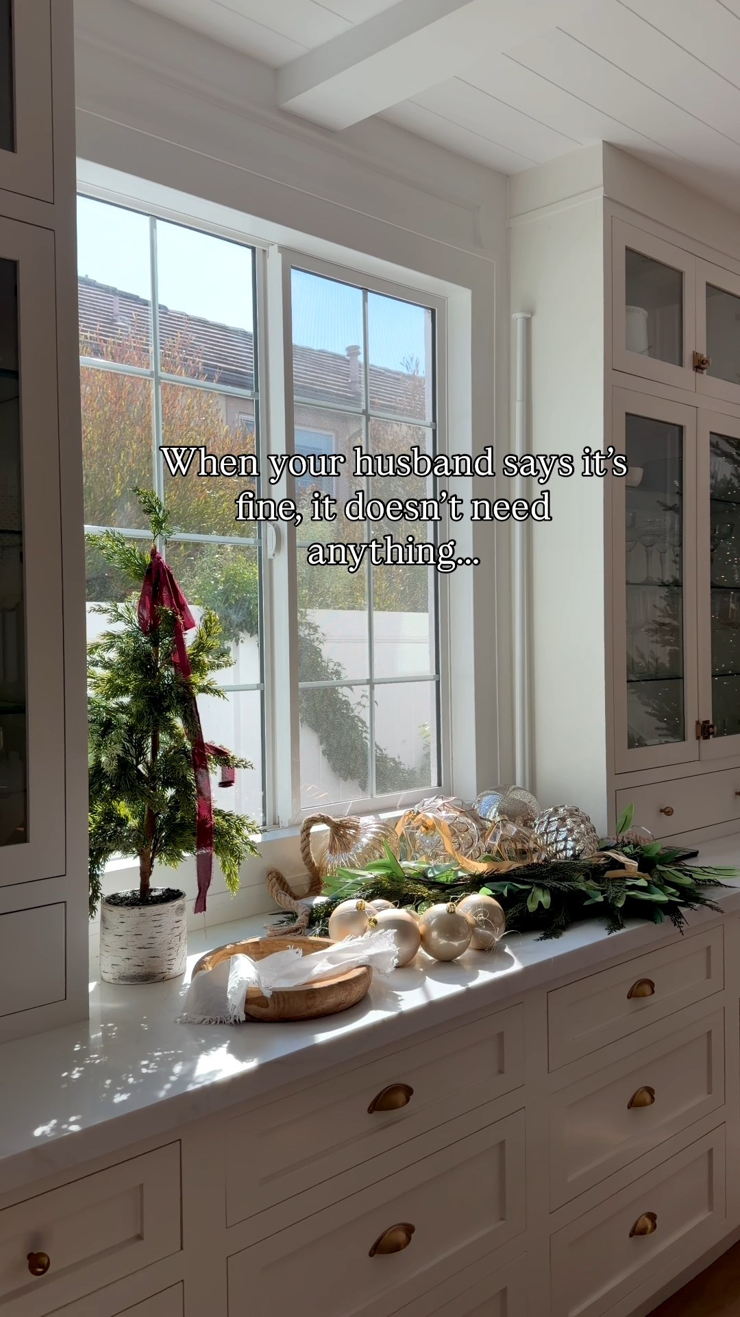 this set created this whole look in a few minutes! Comes with everything but the $5 twinkle lights I threw on (and I even had ornaments left over) all you need is a shower curtain rod and some zip ties… seriously love how it turned it, and my hubby was so wrong lol! Would be great for a boring window or large hallway 

#LTKHoliday #LTKSeasonal #LTKHome