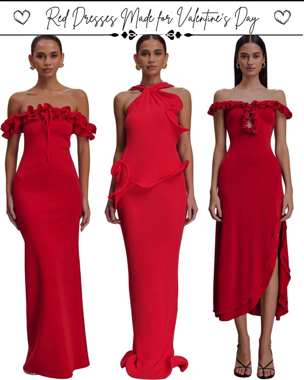 Red dresses for Valentine’s Day ❤️
Bold, confident, and effortlessly striking, these are the kinds of dresses you wear when you want to feel powerful, feminine, and unforgettable. Perfect for date nights, dinners, and special moments.

#RedDress #ValentinesDress
#ValentinesDayOutfits #DateNightStyle #RomanticOutfits
#StatementDress #OutfitInspiration
#StyleEdit #LTKStyle 

 #LTKValentine #LTKMidsize #LTKPlusSize