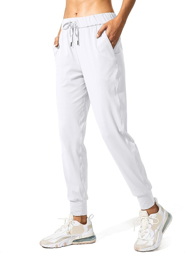 SANTINY Women's Joggers Pants Pockets Drawstring Running Sweatpants for Women Lounge Workout Jogg... | Amazon (US)