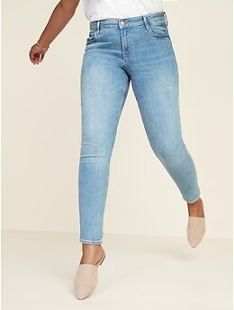 Mid-Rise Rockstar Super Skinny Jeans for Women | Old Navy (US)