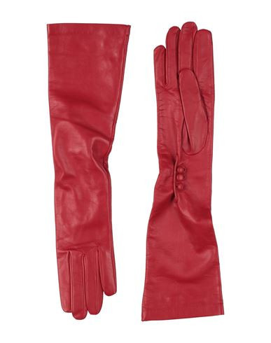 Mario Portolano Woman Gloves Red Size 7 Leather | YOOX (US)