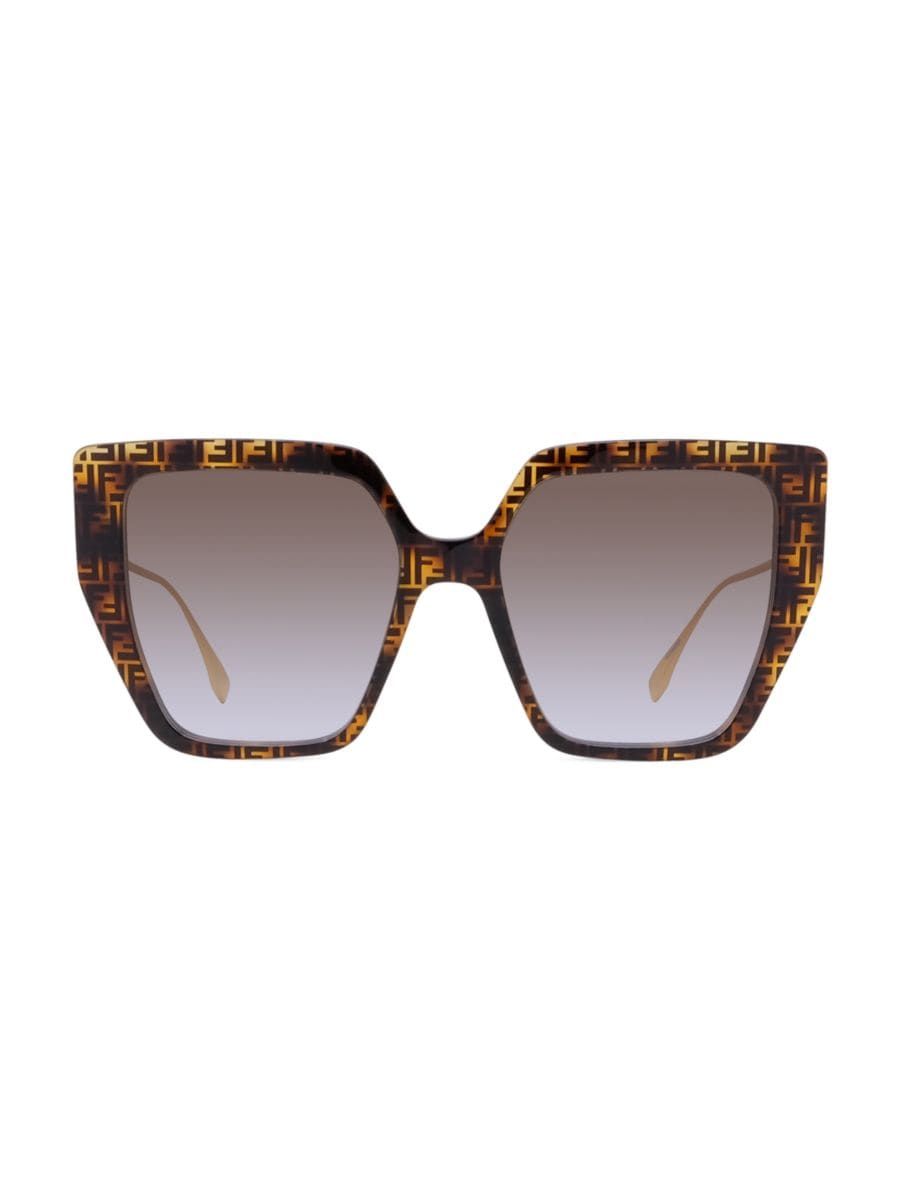 55MM Logo Butterfly Sunglasses | Saks Fifth Avenue