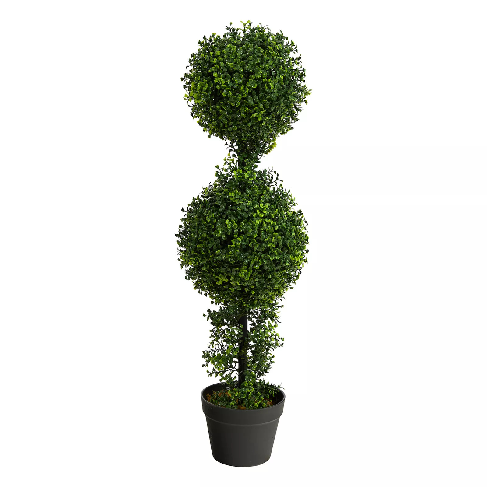 nearly natural 34-in. Boxwood Double Ball Topiary Artificial Tree, Green | Kohl's