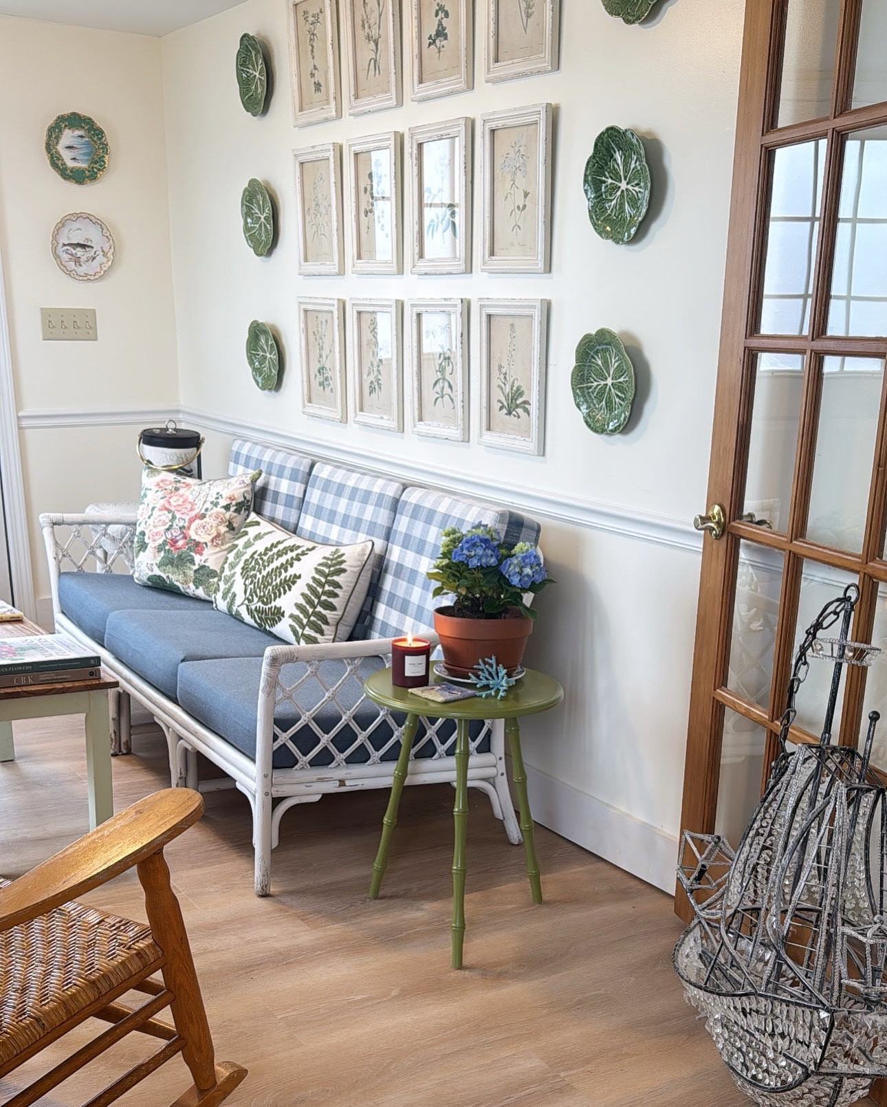 Our sunporch in Maine is located on the most charming lake. The room is almost complete with decorating-We have Window treatment on a door,  a beautiful area rug and new brass switchplate coming soon, but until then, I wanted to share the botanicals as I found them at a great price.

#LTKTravel #LTKHome #LTKdayinmylife