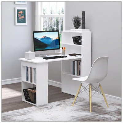 Versatile Home Office Desk With Abundant Storage Options For Enhanced Productivity | Wayfair North America