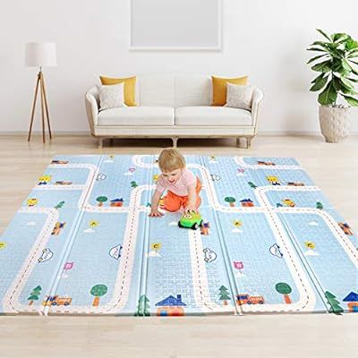 Bammax Baby Play Mat, Foam Playmat for Baby Floor Play Baby Crawling Mat Large Soft Thick Baby Ma... | Amazon (UK)