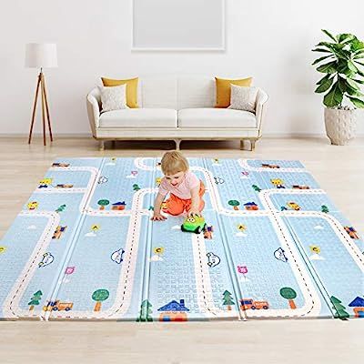 Bammax Baby Play Mat, Foam Playmat for Baby Floor Play Baby Crawling Mat Large Soft Thick Baby Ma... | Amazon (UK)