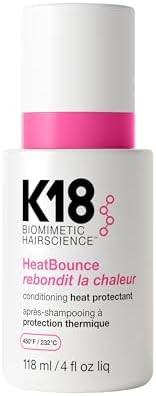 K18 HeatBounce Conditioning Heat Protectant Spray, Lightweight Leave-In Conditioner + 450℉ (232... | Amazon (US)