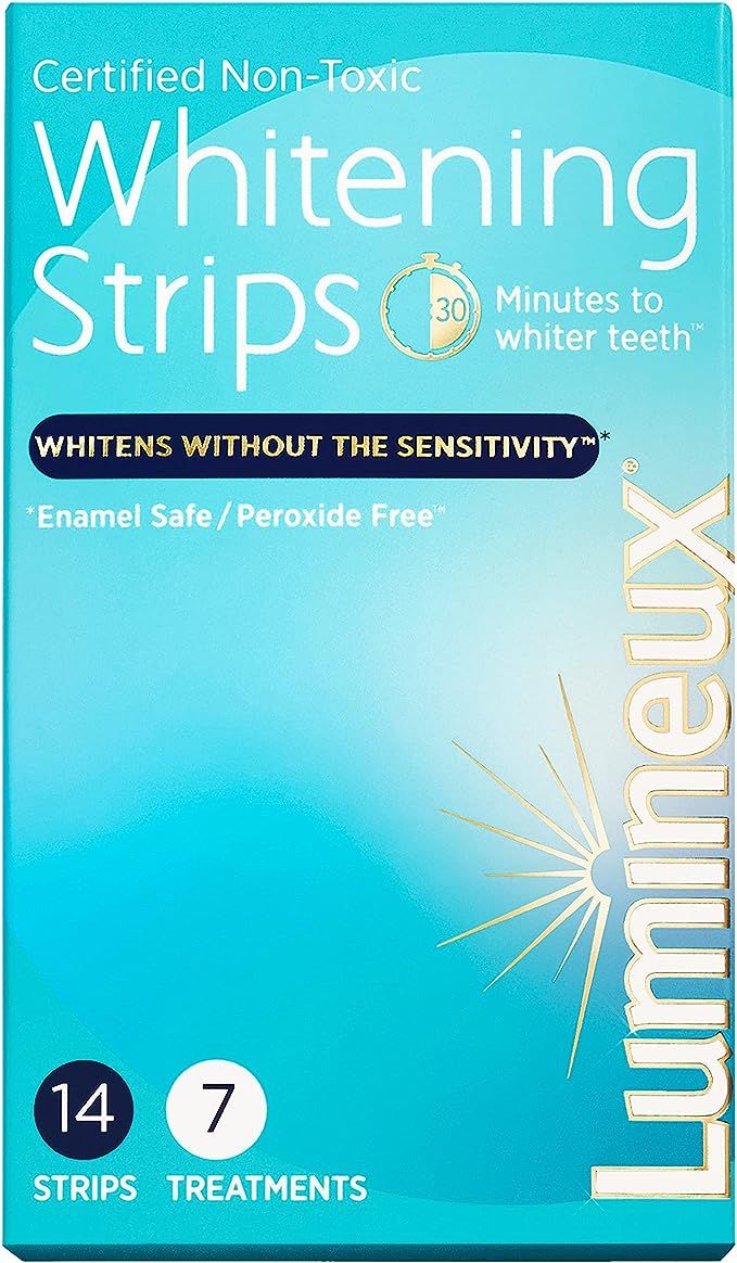 Lumineux Teeth Whitening Strips 7 Treatments - Enamel Safe for Whiter Teeth - Whitening Without t... | Amazon (US)