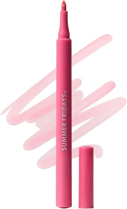 Summer Fridays Flushed Lip Stain Liner, 12hr Wear & Transfer-Proof, Slipper | Amazon (US)