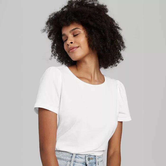 Women's Puff Short Sleeve T-Shirt - Wild Fable™ | Target