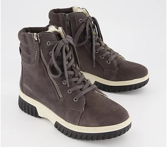 White Mountain Leather Water Repellent Boots - Go Getter | QVC